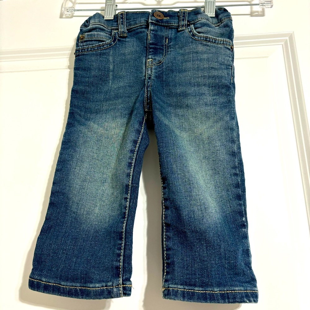 🎈 The Children’s Place Jambes Droites Straight Leg Faded Jeans, 18-24 Months